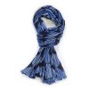 šátek šála unisex pánský 100% bavlna vzor modrá