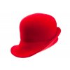 klobouk dámský TONAK vlna přehnutý červená