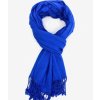 šátek šála unisex 100% viskóza modrá bleu cobalt
