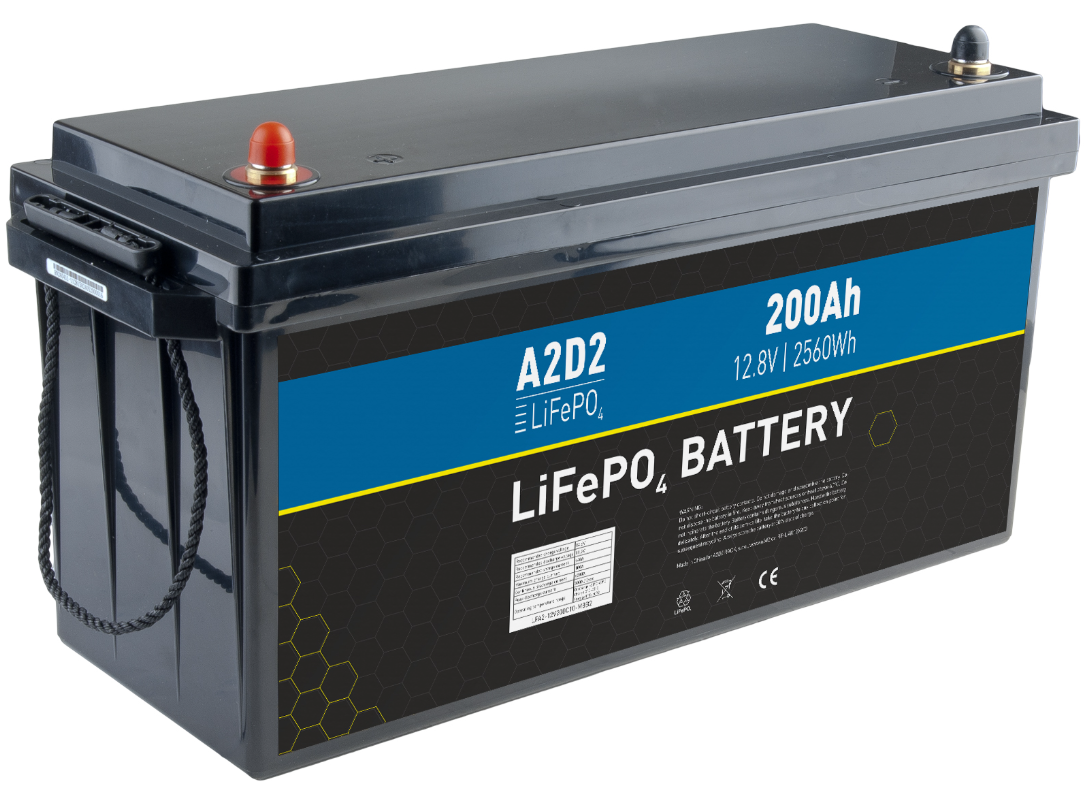 A2D2 baterie LiFePO4 12,8V 200Ah M8 (Size 150Ah)