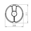 TEMO.450 Tuyère de rechange Propeller protection Dimensions