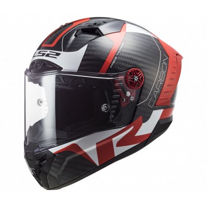 PŘILBA LS2 FF805 THUNDER C RACING1 GL.RED WHITE