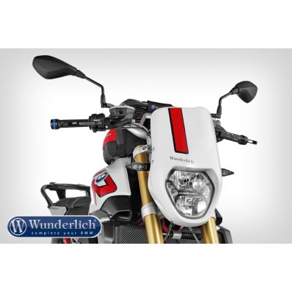 COCKPIT KAPOTÁŽ BMW R 1200 R LC -BÍLÝ S ČERVENÝMI PRUHY