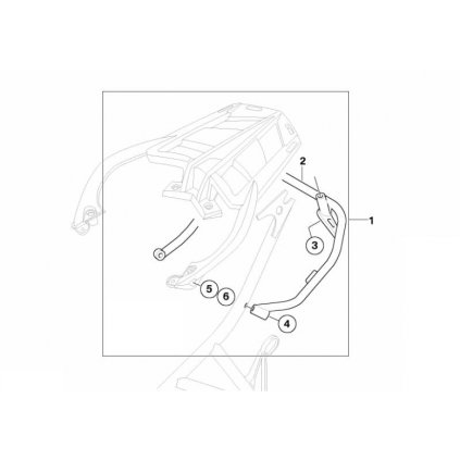 BMW NOSIČ KUFRŮ F800R