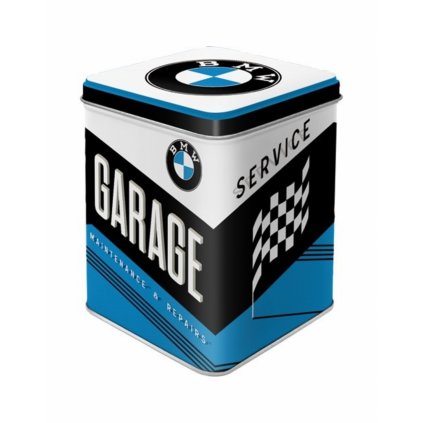 PLECHOVÁ DÓZA NA ČAJ - BMW GARAGE