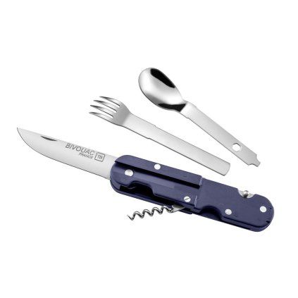bivouac-camp-knife-blue-handle-textile-pouch-fork-spoon