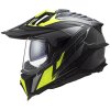 KARBONOVÁ PŘILBA LS2 MX701 EXPLORER C FOCUS M.TITANIUM H-V YELLOW