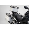 HLINÍKOVÉ KUFRY KOMPLETNÍ SADA PRO NEREZOVÝ NOSIČ BMW F750, 800, 850GS ČERNÁ