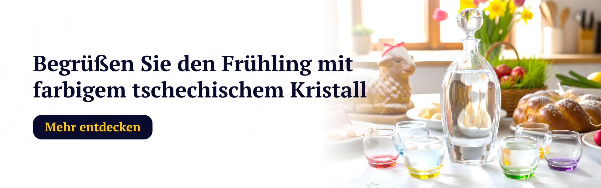 Begrüßen Sie den Frühling mit farbigem tschechischem Kristall