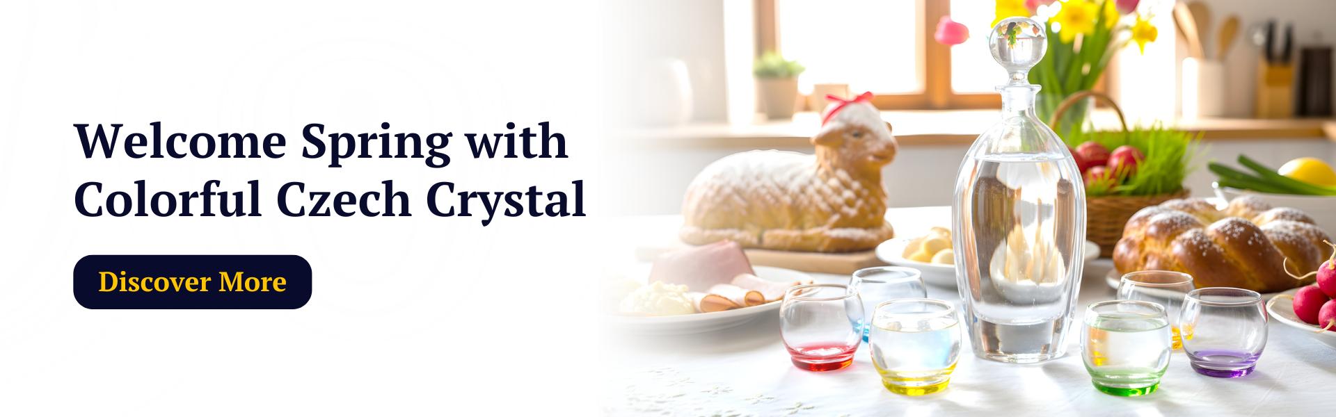 Welcome spring with colorful Czech crystal