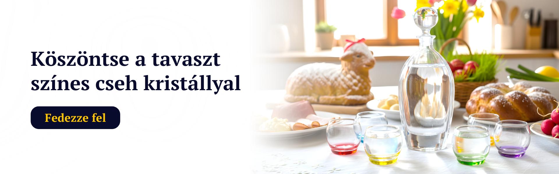 Köszöntse a tavaszt színes cseh kristállyal
