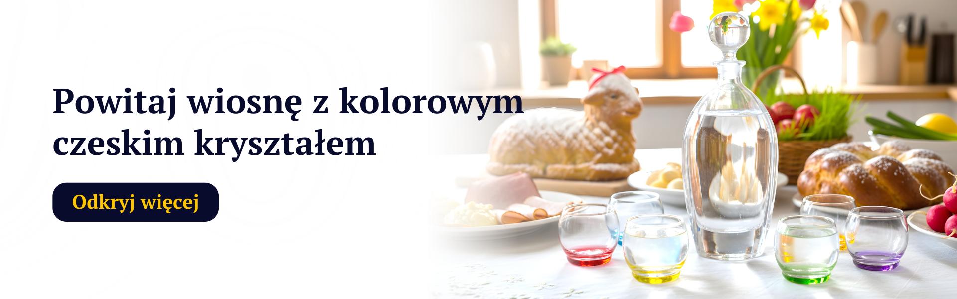 Powitaj wiosnę z kolorowym czeskim kryształem
