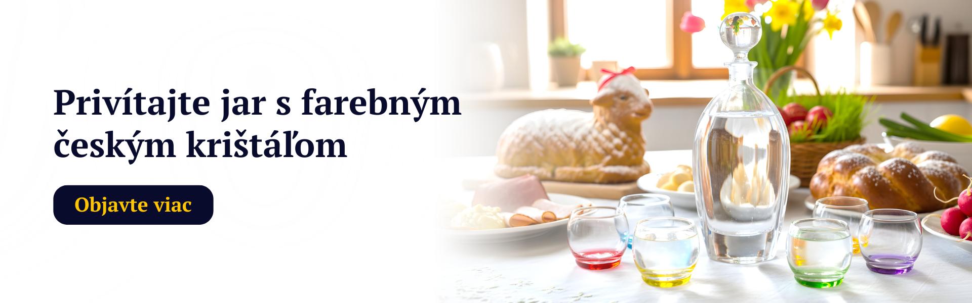 Privítajte jar s farebným českým krištáľom