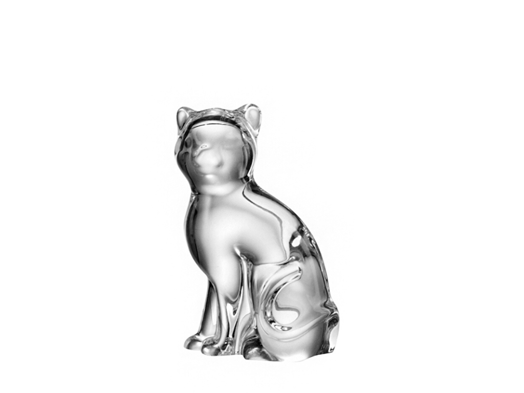 Bohemia Crystal Figurine Cat 90mm | Bohemia Crystal Glass