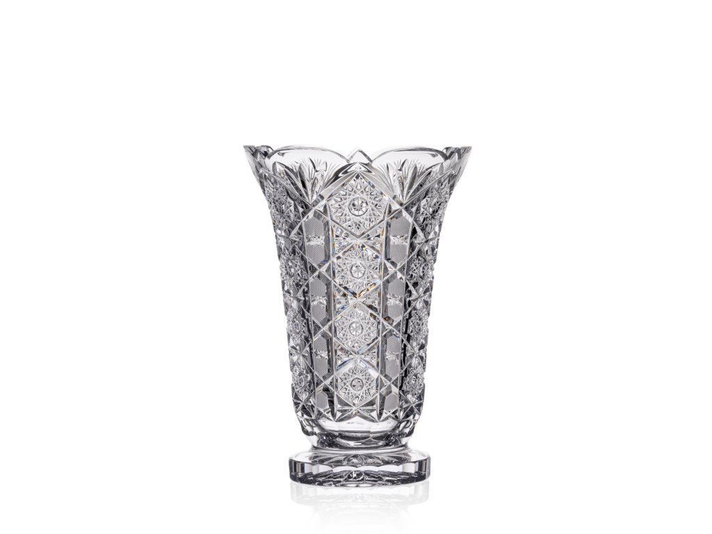 Bohemia Crystal ručně broušená váza 255mm