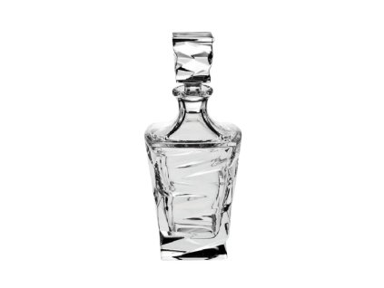 Bohemia Crystal Karafa na whisky Zig Zag 750ml