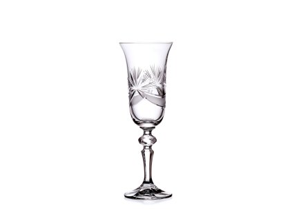 Bohemia Crystal Broušené sklenice na šampaňské