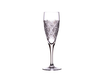 Bohemia Crystal Ručně broušené sklenice na šampaňské Bratislava 230ml (set po 2ks)