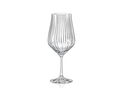 Bohemia Crystal Sklenice na bílé víno Tulipa Optic 550ml (set po 6ks)