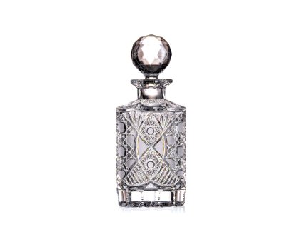 Bohemia Crystal Ručně broušená láhev na whisky, rum a pálenku Bratislava 800ml