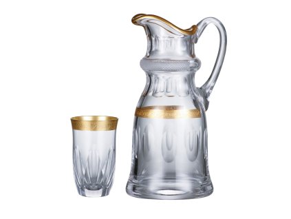 Bohemia Crystal Set na vodu Jessie (set 1 džbán + 2 sklenice)
