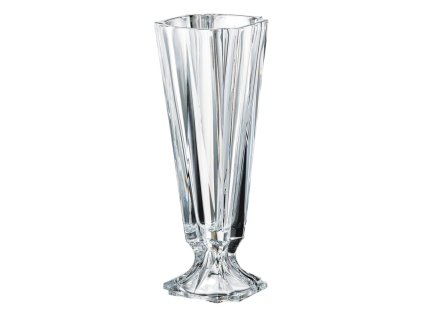 Bohemia Crystal váza na nožce Metropolitan 435mm