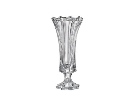 Bohemia Crystal Váza na noze Bromelias 390mm_