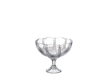 Bohemia Crystal mísa na nožce Nova Orion 220mm