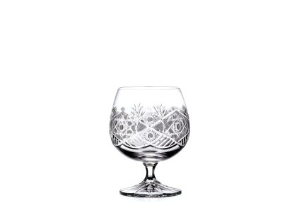 Bohemia Crystal Ručně broušené sklenice na brandy a koňak Bratislava 250ml (set po 6ks)