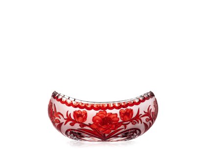 Bohemia Crystal Ručně vyráběná mísa Sakura 305mm