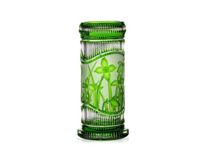 Bohemia Crystal Ručně broušená váza Květy 300mm