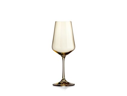 Bohemia Crystal Sklenice na víno Amber 350ml (set po 6ks)