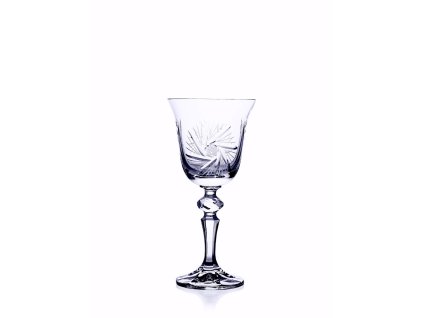 Bohemia Crystal Ručně broušené sklenice na víno