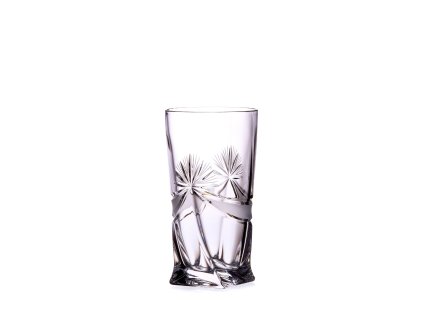 Bohemia Crystal Ručně broušené sklenice na vodu, nealko a koktejl Mašle 350ml (set po 6ks)