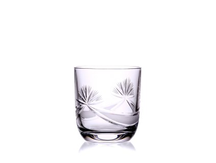 Bohemia Crystal Ručně broušené sklenice na whisky a rum Mašle 280ml (set po 6ks)