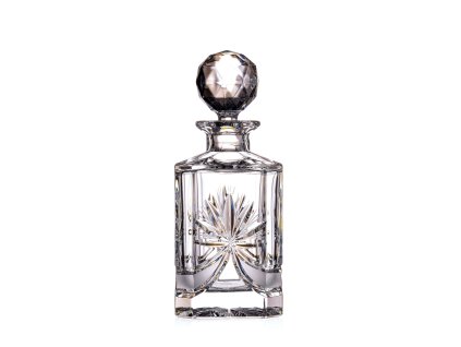 Bohemia Crystal Ručně broušená láhev na whisky, rum a pálenku Mašle 800ml