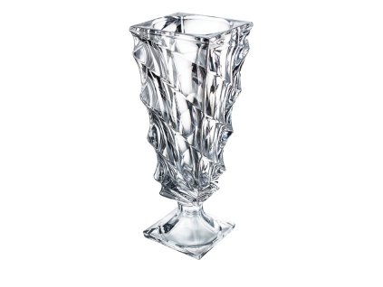 Bohemia Crystal váza s nožkou Casablanca 390mm