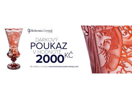 Dárkový poukaz v hodnotě 2000 CZK