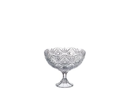 Bohemia Crystal mísa na nožce Nova Miranda 220mm