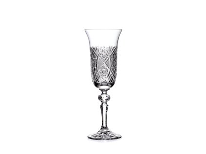 Bohemia Crystal Ručně broušené sklenice na šampaňské Bratislava 150ml (set po 6ks)
