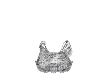 Bohemia Crystal Dóza ve tvaru slepice 215mm_