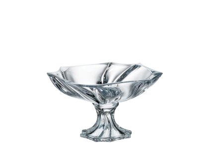 Bohemia Crystal Mísa na noze Neptune 330mm