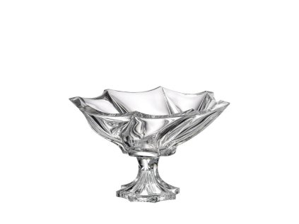 Bohemia Crystal Mísa na noze Bromelias 330mm_