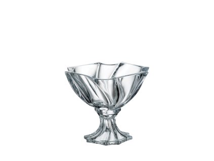 Bohemia Crystal mísa na nožce Neptune 255mm