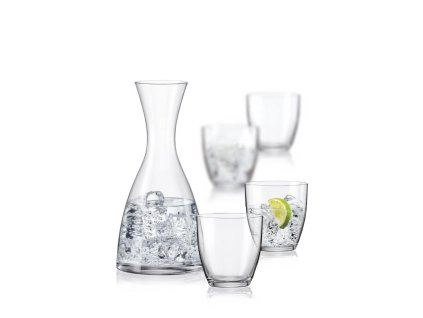 Bohemia Crystal Set na vodu a nealko (1 karafa + 4 sklenice)