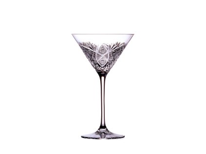 Bohemia Crystal Ručně broušené sklenice na Martini, koktejly Bratislava 290ml (set po 2ks)
