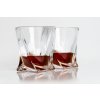 Bohemia Crystal sklenice Quadro na whisky 340 ml 1