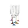 Bohemia Crystal Sklenice na šampaňské Spectrum 190 ml (set po 6 ks)
