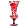 Bohemia Crystal Ručně broušená váza Lilie Rubín 430mm