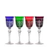 Bohemia Crystal Ručně broušené sklenice na víno z přejímaného křišťálu 240ml